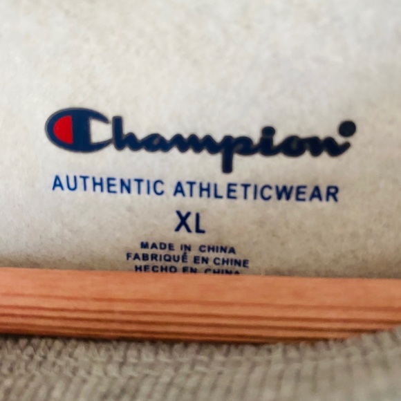 Champion Gray Sweatshirt XL - Picture 4 of 4
